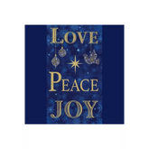 Stonehenge Christmas Joy Panel Blue - 24771M-46